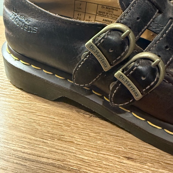 8065 CRAZY HORSE LEATHER MARY JANE SHOES - Picture 5 of 7